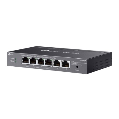 TP-Link Omada ES206GP switch Gestionado Gigabit Ethernet (101001000) Energía sobre Ethernet (PoE) Negro