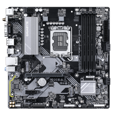 GIGABYTE B760M D3HP WIFI6 Placa base - Compatible con procesadores Intel Core 14ª generación, VRM digital de 4+1+1 fases, hasta