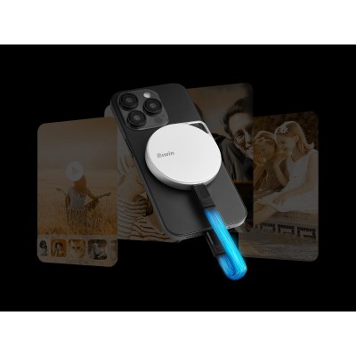 Biwin PM2000 512 GB USB Tipo C USB 3.2 Gen 2x2 Blanco