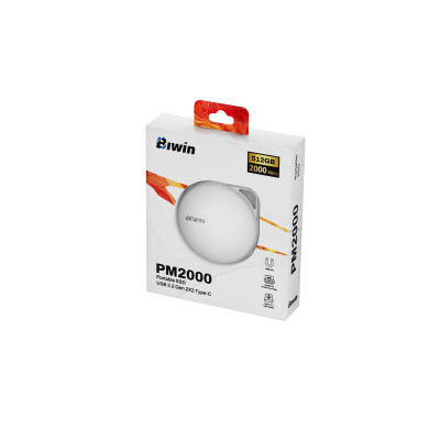 Biwin PM2000 512 GB USB Tipo C USB 3.2 Gen 2x2 Blanco