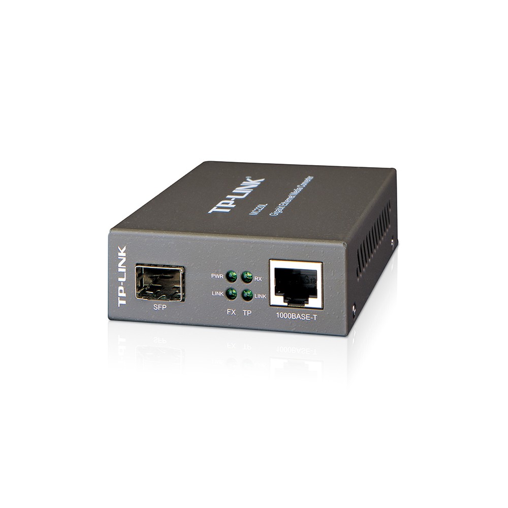 TP-Link MC220L convertidor de medio 1000 Mbits Multimodo, Monomodo Negro