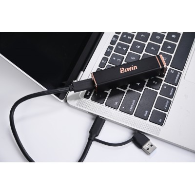 Biwin PD2000 1 TB USB Tipo C USB 3.2 Gen 2x2 Oro