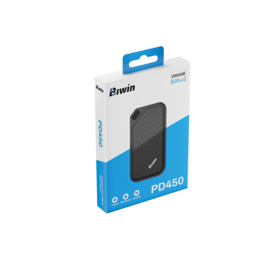 Biwin PD450 2 TB USB Tipo C 3.2 Gen 1 (3.1 Gen 1) Negro