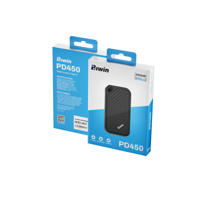 Biwin PD450 2 TB USB Tipo C 3.2 Gen 1 (3.1 Gen 1) Negro