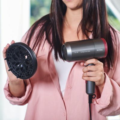 Solac Hair&Go Ionic secador 2000 W Gris, Púrpura