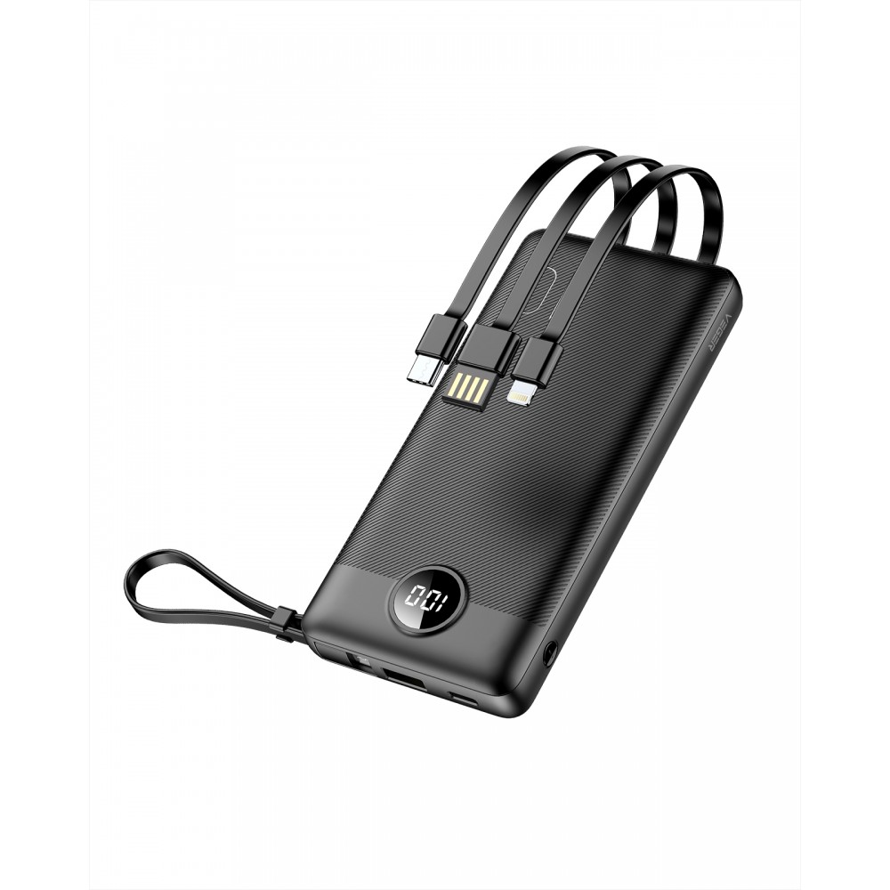 VEGER C10 VG-W1116 PowerBank 10000mAh with cables bulit-in