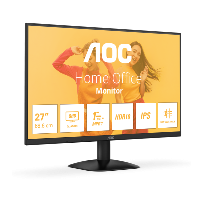 AOC B3 Q27B35E pantalla para PC 68,6 cm (27") 2560 x 1440 Pixeles Quad HD LED Negro