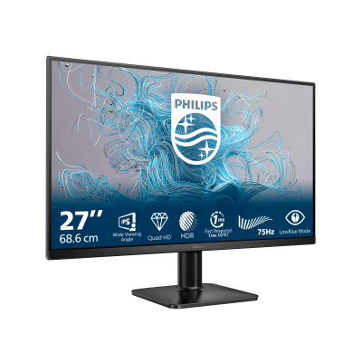 Philips 1000 series 27E2N1500L00 pantalla para PC 68,6 cm (27") 2560 x 1440 Pixeles Quad HD LED Negro