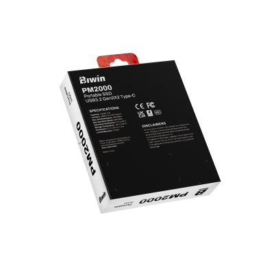 Biwin PM2000 512 GB USB Tipo C USB 3.2 Gen 2x2 Negro