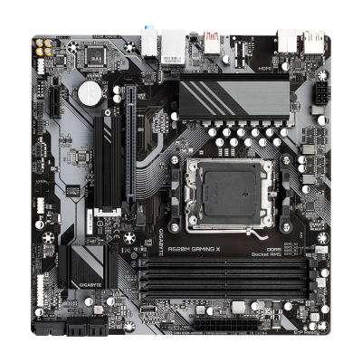 GIGABYTE A620M GAMING X Placa base - Soporta CPUs AMD Ryzen 8000, VRM digital de 8+2+1 fases, hasta 8000MHz DDR5 (OC), 1xPCIe 4