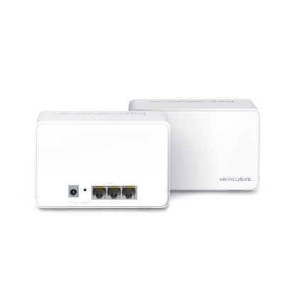 Mercusys Halo H80X (2-pack) Doble banda (2,4 GHz  5 GHz) Wi-Fi 6 (802.11ax) Blanco 3 Interno