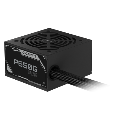 GIGABYTE P650G PCIE 5.1 Fuente de alimentación – PCIe 5.1, 80 PLUS Silver, ventilador de 120mm, compatible con ATX 3.1, enchufe