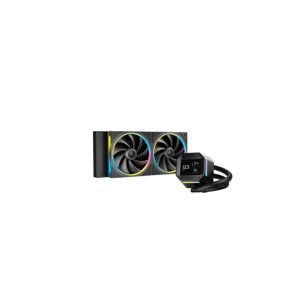 DeepCool LM240 Procesador Kit de refrigeración líquida 12 cm Negro 1 pieza(s)