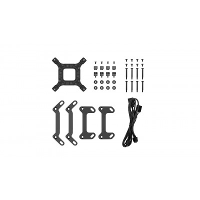 DeepCool LM240 Procesador Kit de refrigeración líquida 12 cm Negro 1 pieza(s)