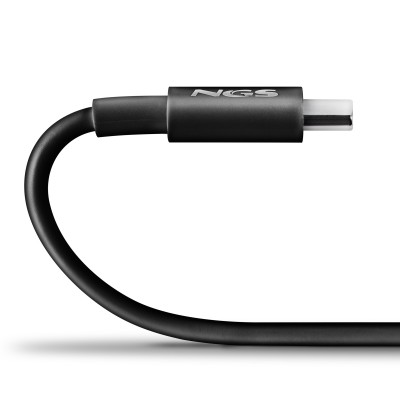 NGS ZYRO 60W-1 cable USB USB 2.0 1 m USB C Negro