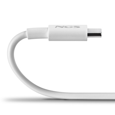 NGS ZYRO 60W-1 cable USB USB 2.0 1 m USB C Blanco