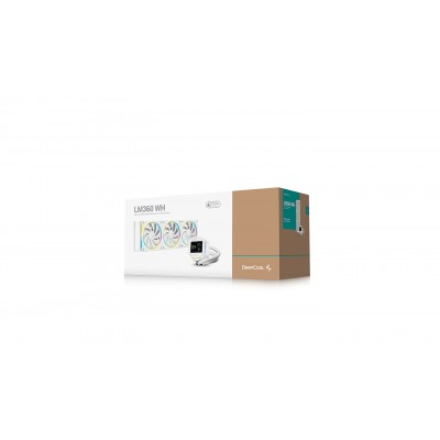 DeepCool LM360 WH Procesador Kit de refrigeración líquida 12 cm Blanco 1 pieza(s)