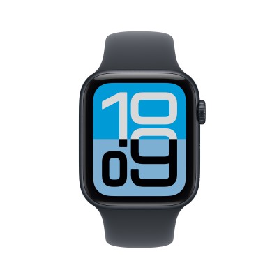 Apple Watch SE (3nd generation) OLED 44 mm Digital 368 x 448 Pixeles Pantalla táctil 5G Negro Wifi GPS (satélite)
