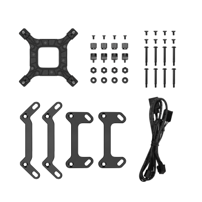 DeepCool LQ240 Procesador Kit de refrigeración líquida 12 cm Negro 1 pieza(s)
