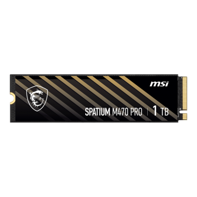 MSI Spatium M470 PRO PCIe 4.0 NVMe M.2 1TB PCI Express 4.0 3D NAND