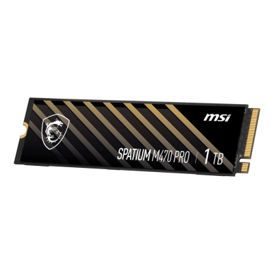 MSI Spatium M470 PRO PCIe 4.0 NVMe M.2 1TB PCI Express 4.0 3D NAND