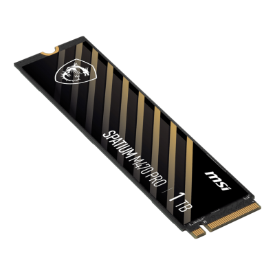 MSI Spatium M470 PRO PCIe 4.0 NVMe M.2 1TB PCI Express 4.0 3D NAND
