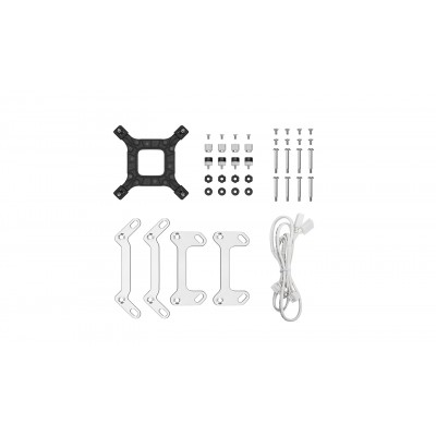 DeepCool LM240 WH Procesador Kit de refrigeración líquida 12 cm Blanco 1 pieza(s)