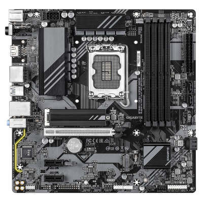 GIGABYTE B760M DS3H WIFI6E GEN5 Placa Base – Compatible con procesadores Intel Core 14ª generación, VRM digital de 6+2+1 fases,