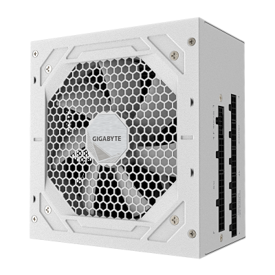 GIGABYTE UD750GM PG5 V2 ICE Fuente de Alimentación – PCIe Gen 5.1, 80 PLUS Gold, Diseño completamente modular, Ventilador de 12