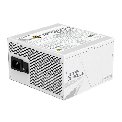 GIGABYTE UD750GM PG5 V2 ICE Fuente de Alimentación – PCIe Gen 5.1, 80 PLUS Gold, Diseño completamente modular, Ventilador de 12