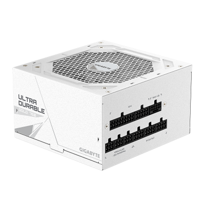 GIGABYTE UD750GM PG5 V2 ICE Fuente de Alimentación – PCIe Gen 5.1, 80 PLUS Gold, Diseño completamente modular, Ventilador de 12