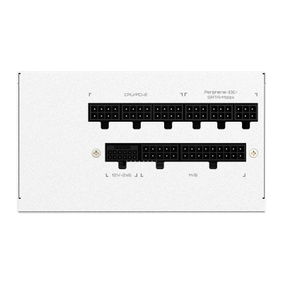 GIGABYTE UD750GM PG5 V2 ICE Fuente de Alimentación – PCIe Gen 5.1, 80 PLUS Gold, Diseño completamente modular, Ventilador de 12
