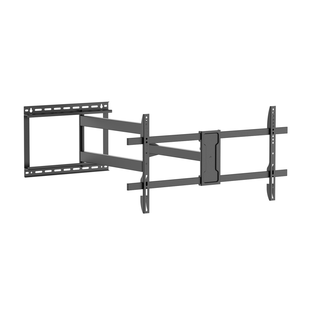 AISENS Soporte Pro Giratorio, Inclinable y Nivelable para MonitorTV 50kg de 43"-80", Negro