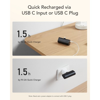 VEGER PlugOn-L VG-W0556 PowerBank 5000mah PD20W Type-C connector built-in