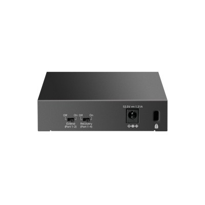 TP-Link LiteWave LS105GP switch No administrado Gigabit Ethernet (101001000) Energía sobre Ethernet (PoE) Negro