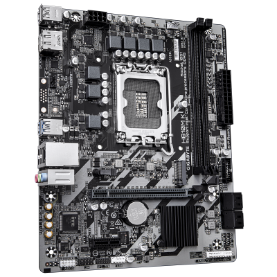 GIGABYTE H810M K Placa Base – Procesadores Intel Core Ultra (Serie 2), VRM de 3+1+2 fases, hasta 6400 MHz DDR5, 1 x M.2 PCIe 4.