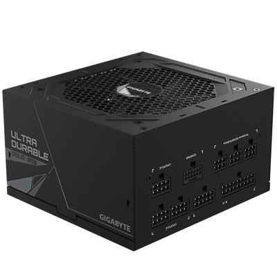 GIGABYTE UD850GM PG5 V2 Fuente de Alimentación – PCIe Gen 5.1, 80 PLUS Gold, Diseño completamente modular, Ventilador de 120 mm