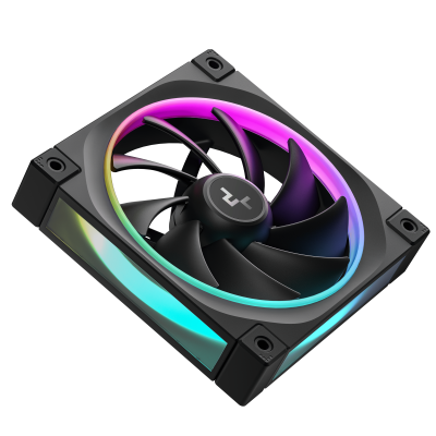 DeepCool FL12 Carcasa del ordenador Ventilador 12 cm Negro 1 pieza(s)