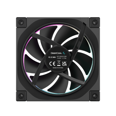DeepCool FL12 Carcasa del ordenador Ventilador 12 cm Negro 1 pieza(s)