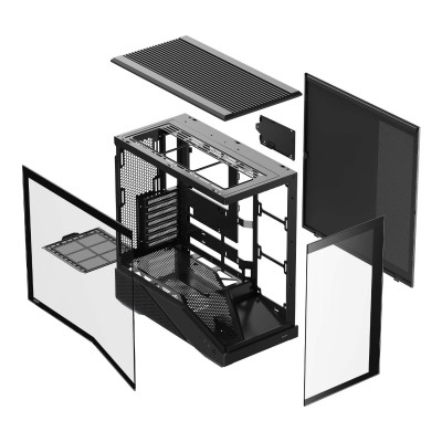 ABYSM Gaming Caja ATX Arian Frame A400 Black