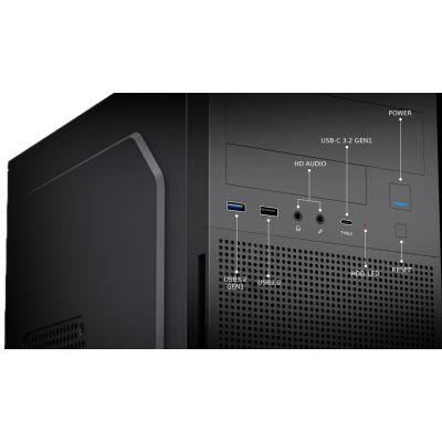 CoolBox CAJA MATX M680 USB-C 3.2 GEN1 FTE.BASIC500 500W