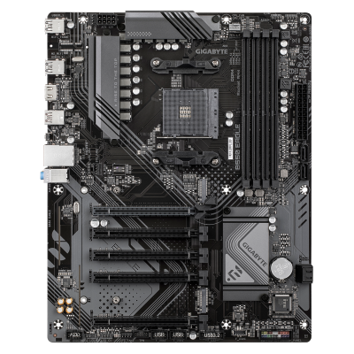 GIGABYTE B550 EAGLE Placa base - Procesadores AMD Ryzen serie 5000 G, VRM de 10+3+1 fases, hasta 3200 MHz DDR4, 1xPCIe 4.0 + 1x