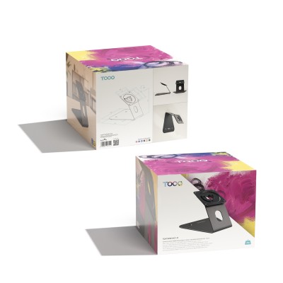 TooQ Soporte de Mesa o Pared para Marco Antirrobo Tablet