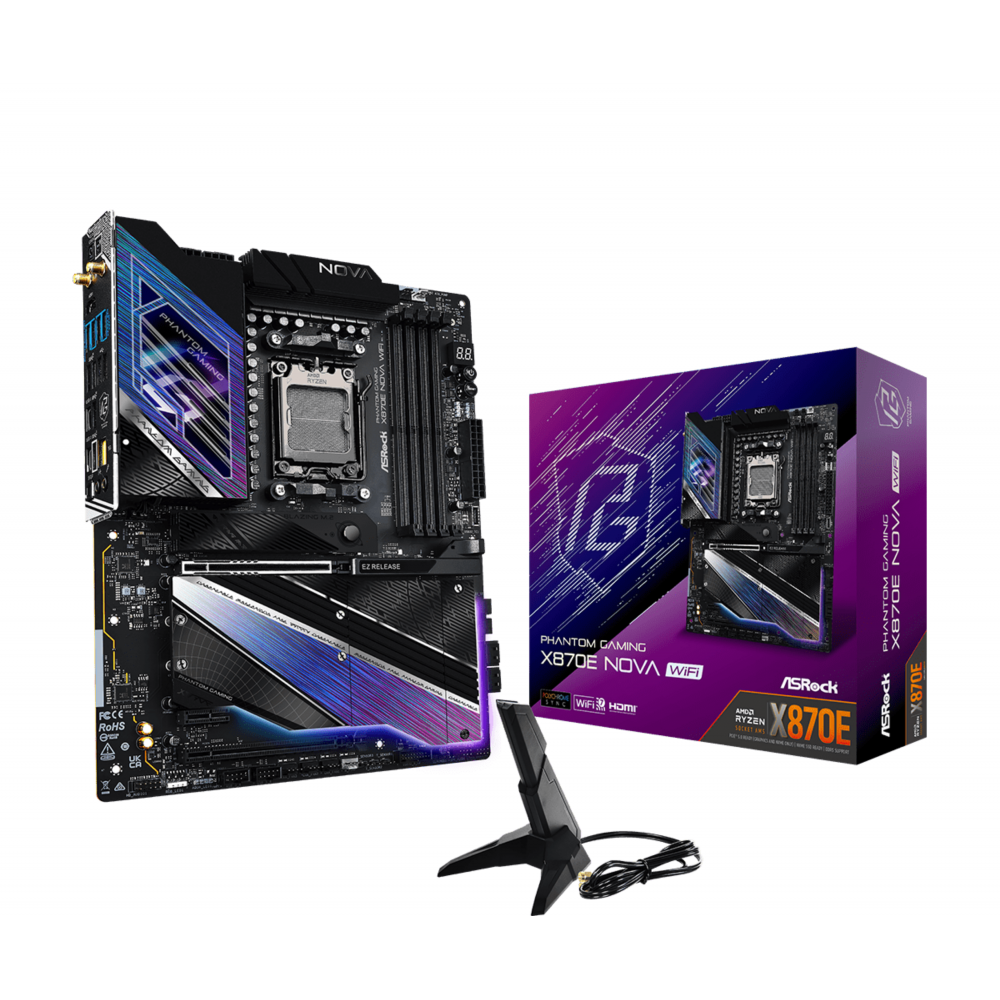 Asrock MK X870E NOVA WIFI AMD X870E Zócalo AM5 ATX