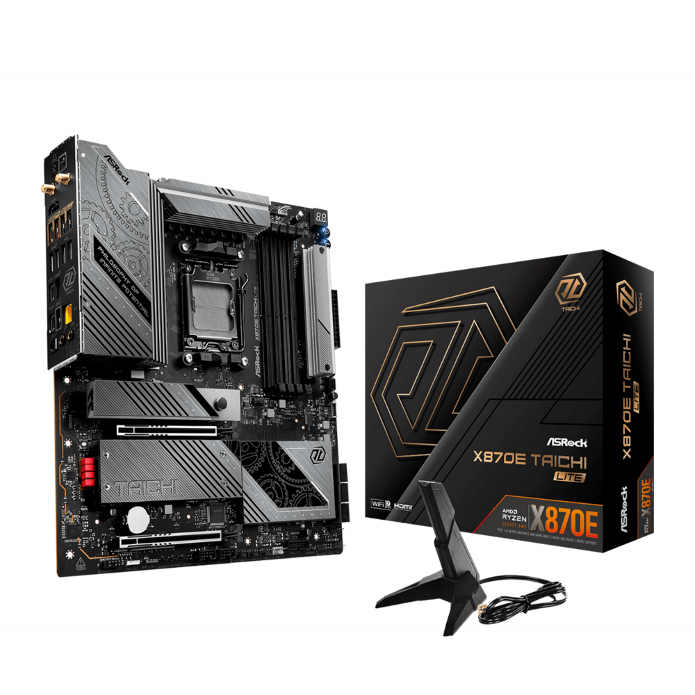Asrock 90-MXBPA0-A0UAYZ placa base AMD X870 Zócalo AM5 ATX extendida