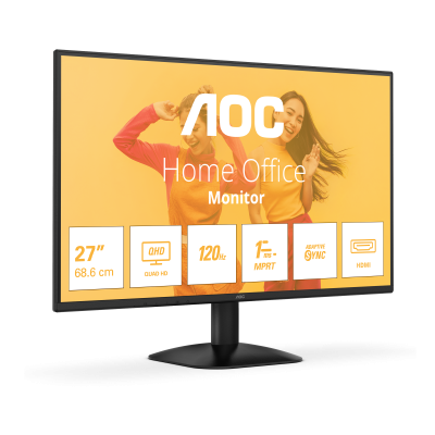 AOC B3 Q27B35S3 pantalla para PC 68,6 cm (27") 2560 x 1440 Pixeles Quad HD LED Negro