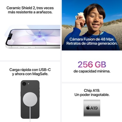 Apple iPhone 17e 256GB Blanco