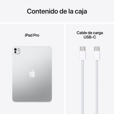 Apple iPad Pro 5G Apple M LTE-TDD & LTE-FDD 256 GB 27,9 cm (11") 12 GB Wi-Fi 7 (802.11be) iPadOS 26 Plata