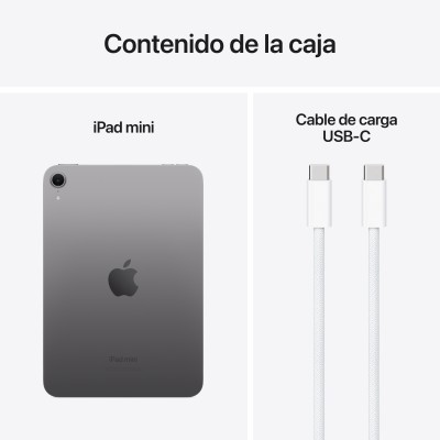 Apple iPad mini 7th gen 128 GB 21,1 cm (8.3") Wi-Fi 6E (802.11ax) iPadOS 18 Gris