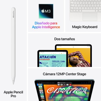 Apple iPad Air Apple M 256 GB 27,9 cm (11") 8 GB Wi-Fi 6E (802.11ax) iPadOS 18 Azul